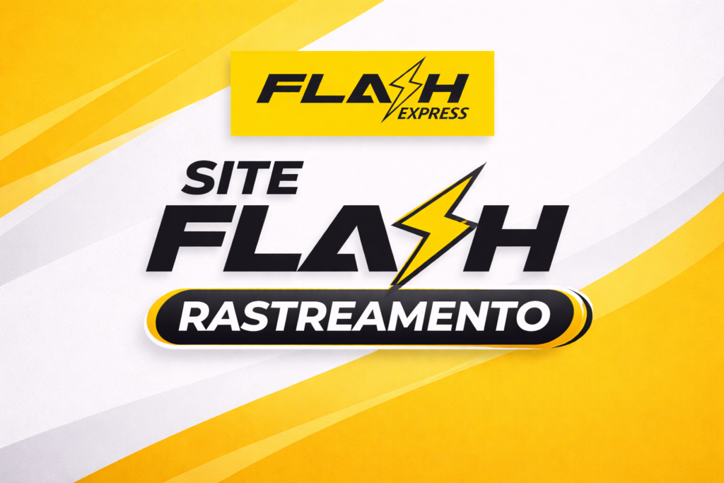Interface de rastreamento Flash Express mostrando status da entrega, localização da encomenda e previsão de entrega em tempo real