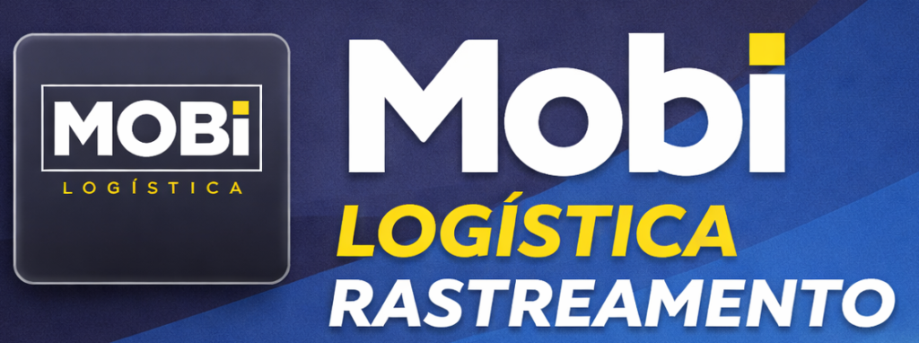 Tela de rastreamento da Mobi Logística mostrando status da entrega, localização atual e detalhes do envio em tempo real