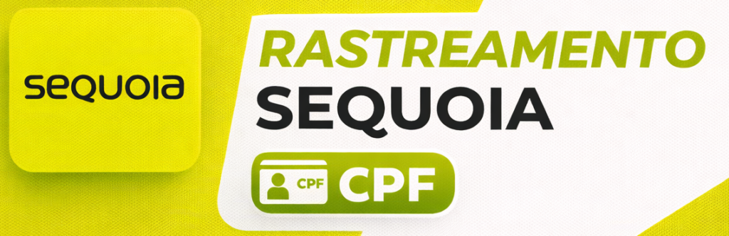Tela de rastreamento Sequoia CPF mostrando status da entrega, localização atual e previsão de entrega da encomenda