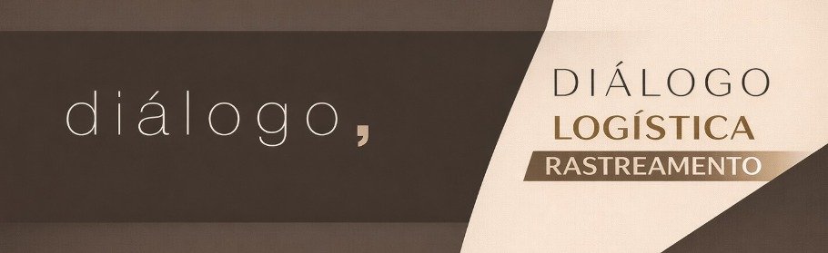 Tela de dialogo logistica rastreamento mostrando status de entrega e localização da encomenda em tempo real
